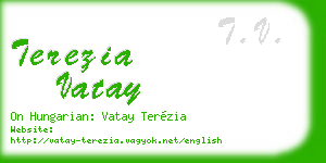 terezia vatay business card