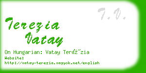 terezia vatay business card